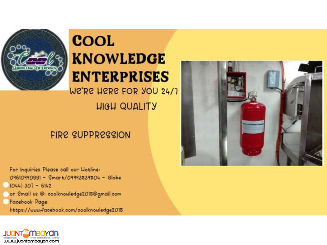 fire suppression installation