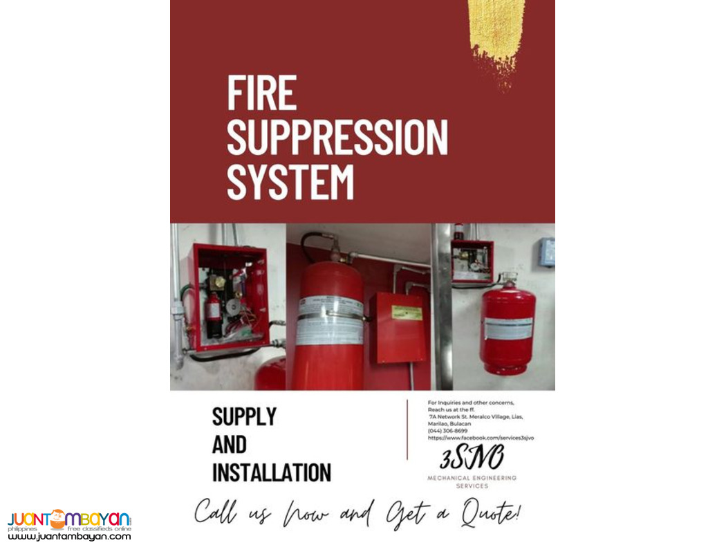 FIRE SUPPRESSION SYSTEM!