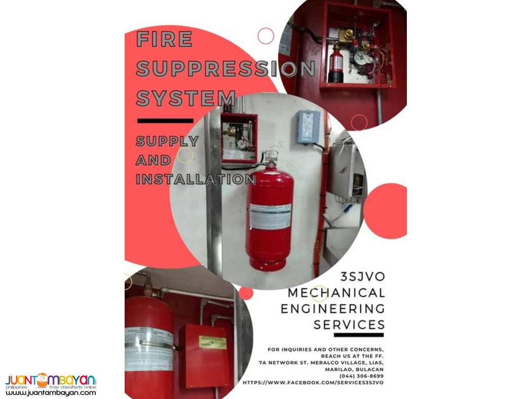 FIRE SUPPRESSION SYSTEM!