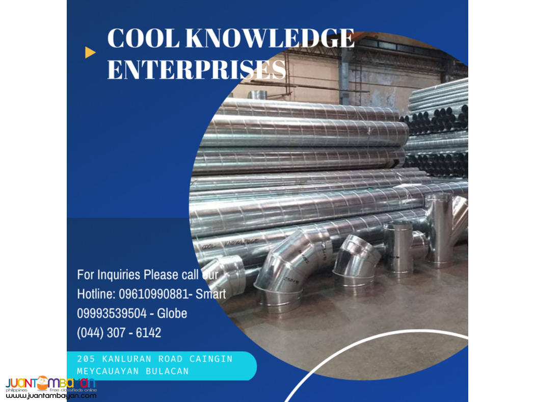 Spiral Ducting Supply and installation 