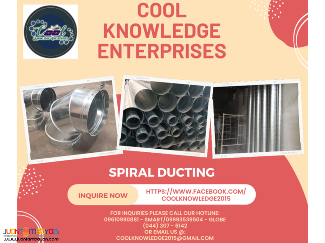 ducting works (spiral duct)