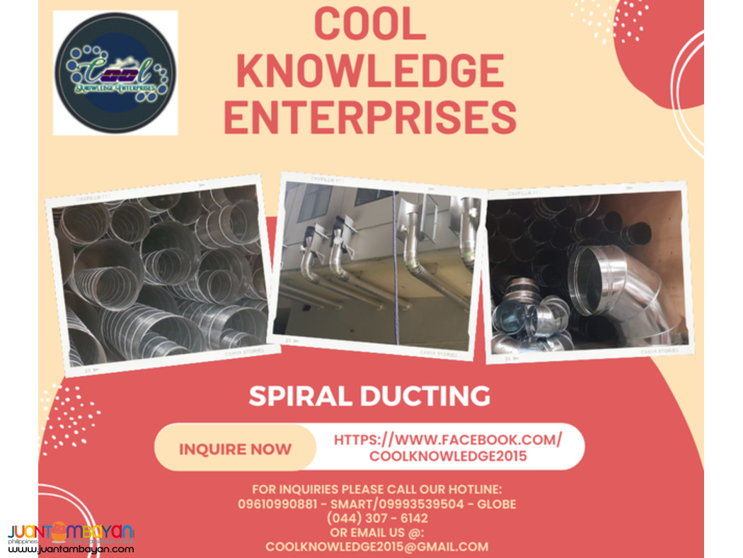 ducting works (spiral duct)