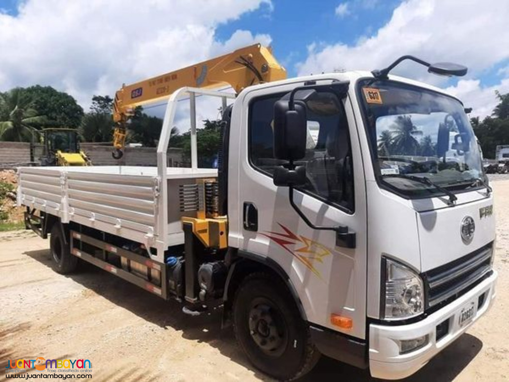 FAW 4X2 BOOM TRUCK 3.2 TONS 