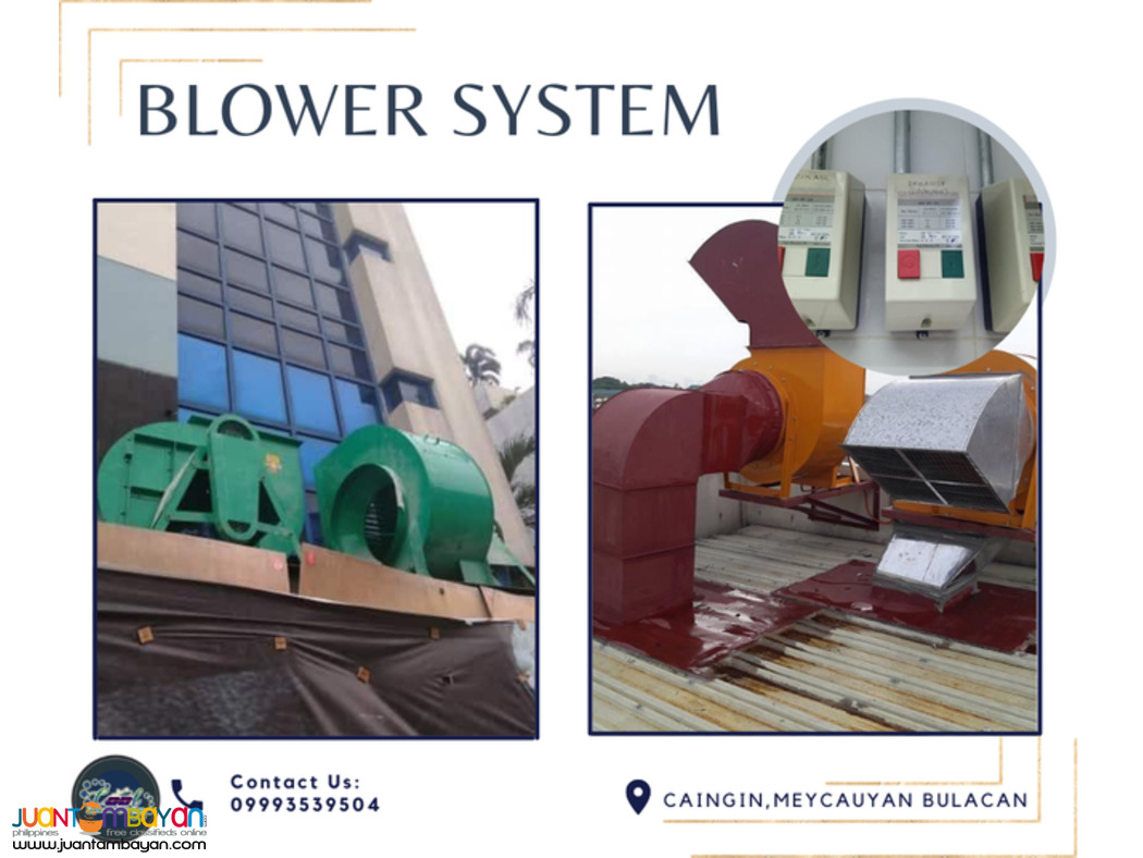 EXHAUST|FRESH AIR CENTRIFUGAL BLOWER SYSTEM