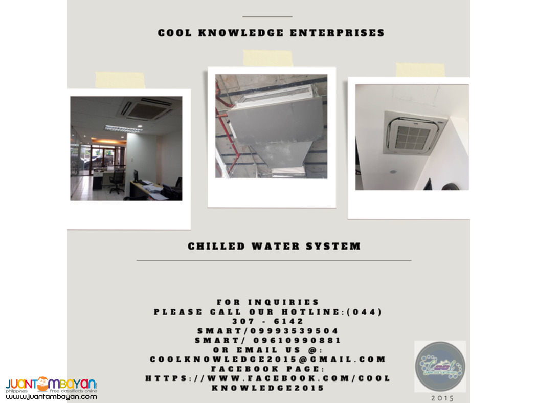 CHILLED WATER SYSTEM INSTALLATION