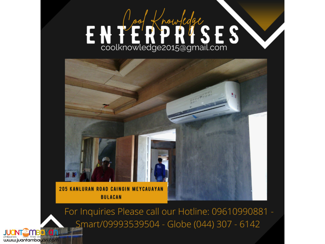 Split Type Airconditioning System, Supply and Installation