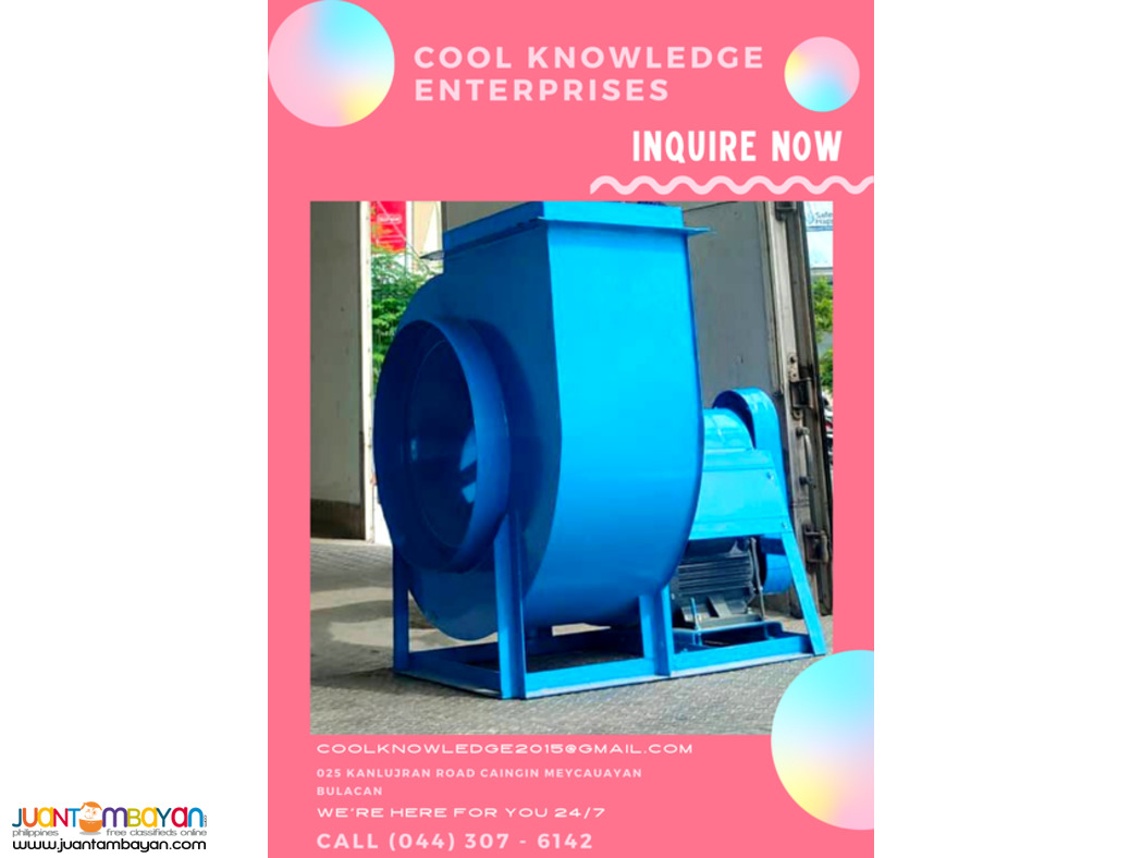 EXHAUST/FRESH AIR CENTRIFUGAL BLOWER SYSTEM--BULACAN