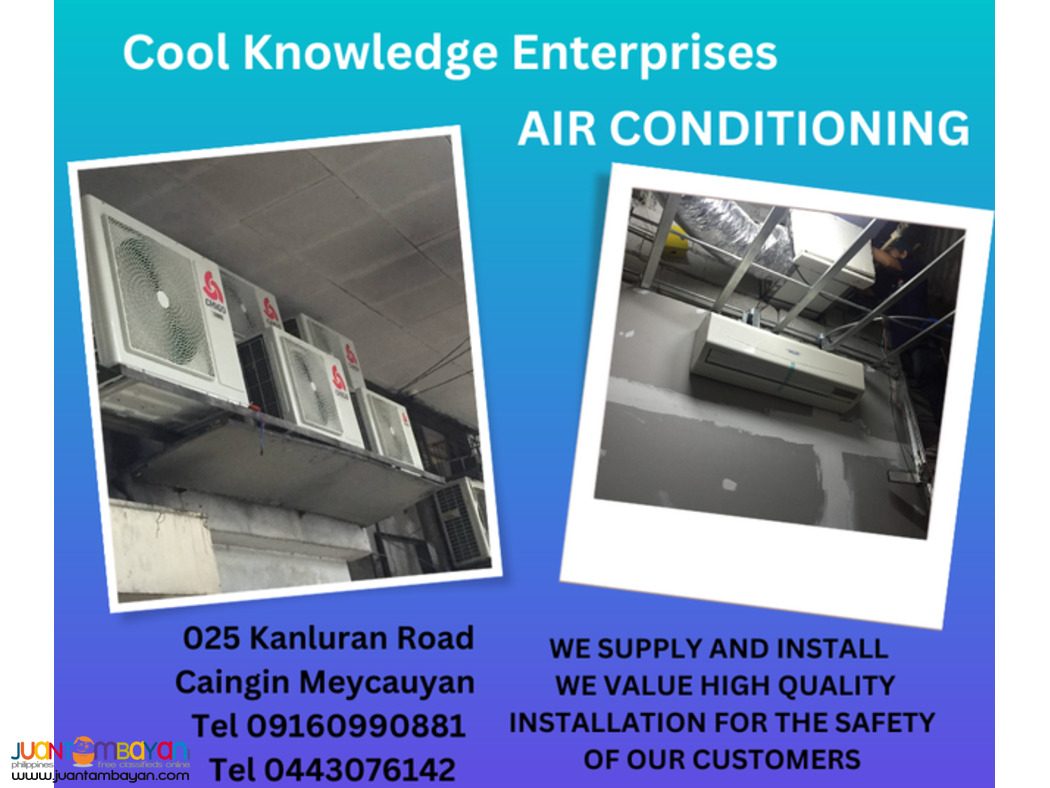 air conditioning system installation bulacan....