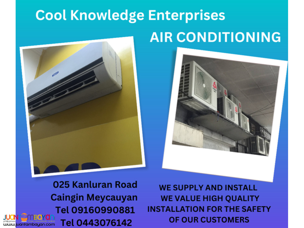 air conditioning system installation bulacan....