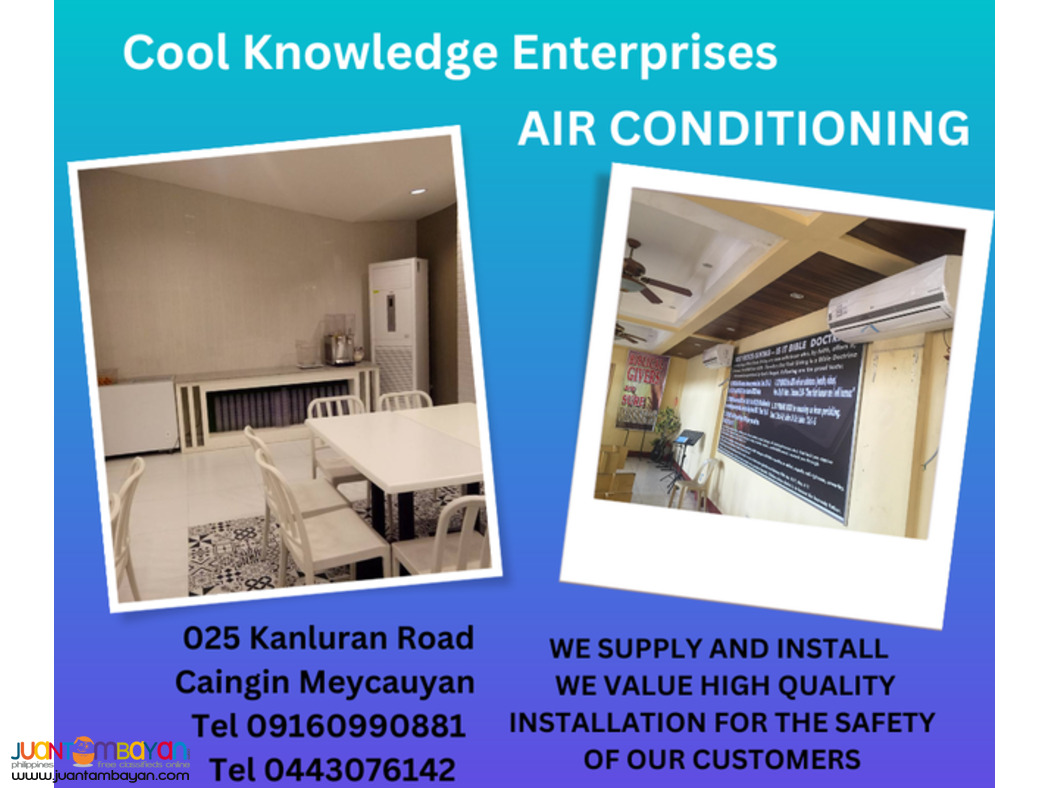 air conditioning system installation bulacan....