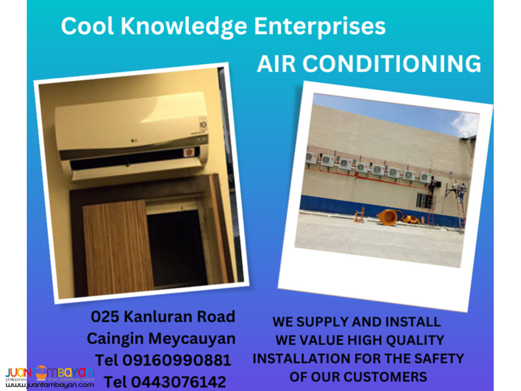 air conditioning system installation bulacan....