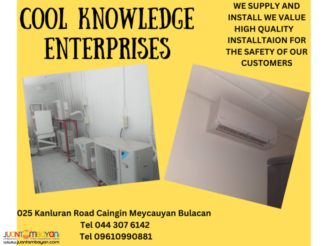 air conditioning system installation bulacan....