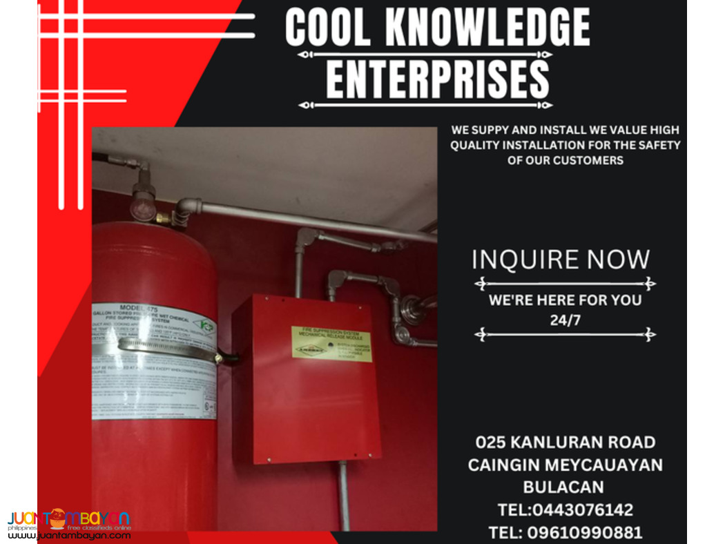 FIRE SUPPRESSION bulacan meycauayan