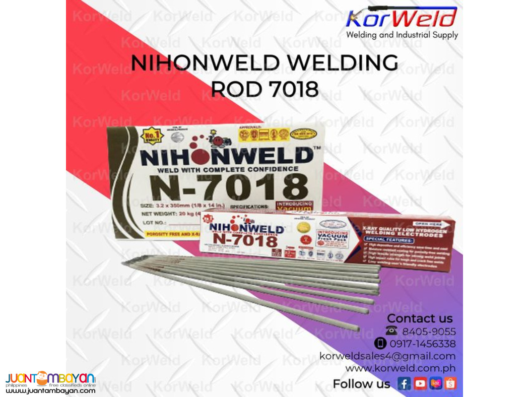 Nihonweld welding Rod 7018 