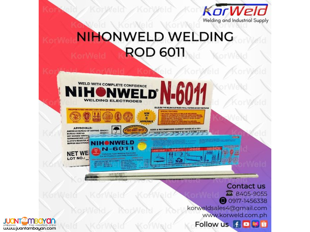 Nihonweld Welding Rod 6011 