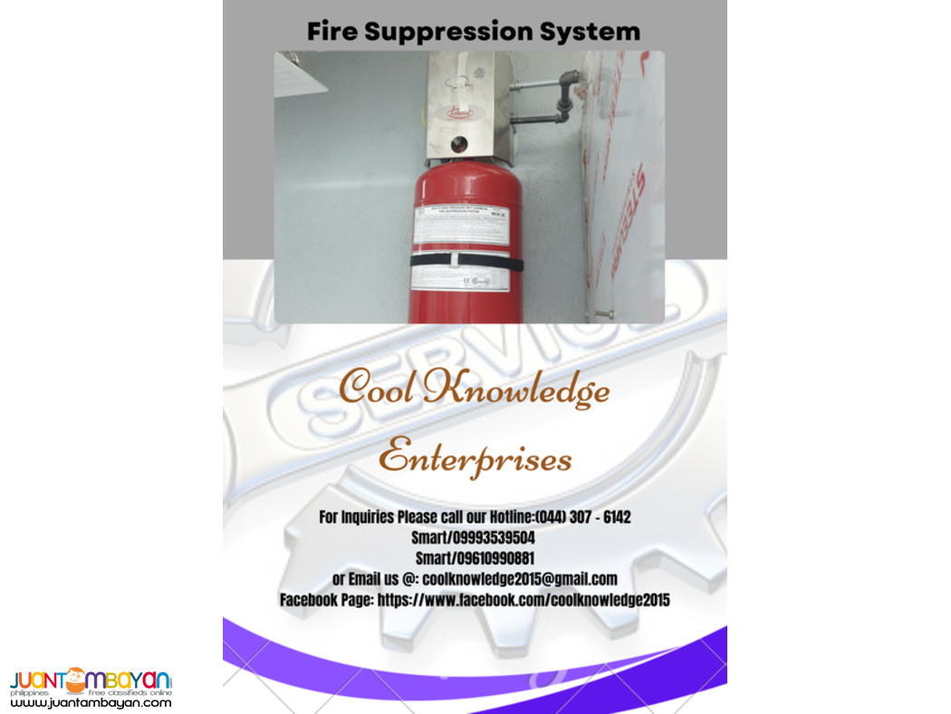 Fire suppression system<:::>