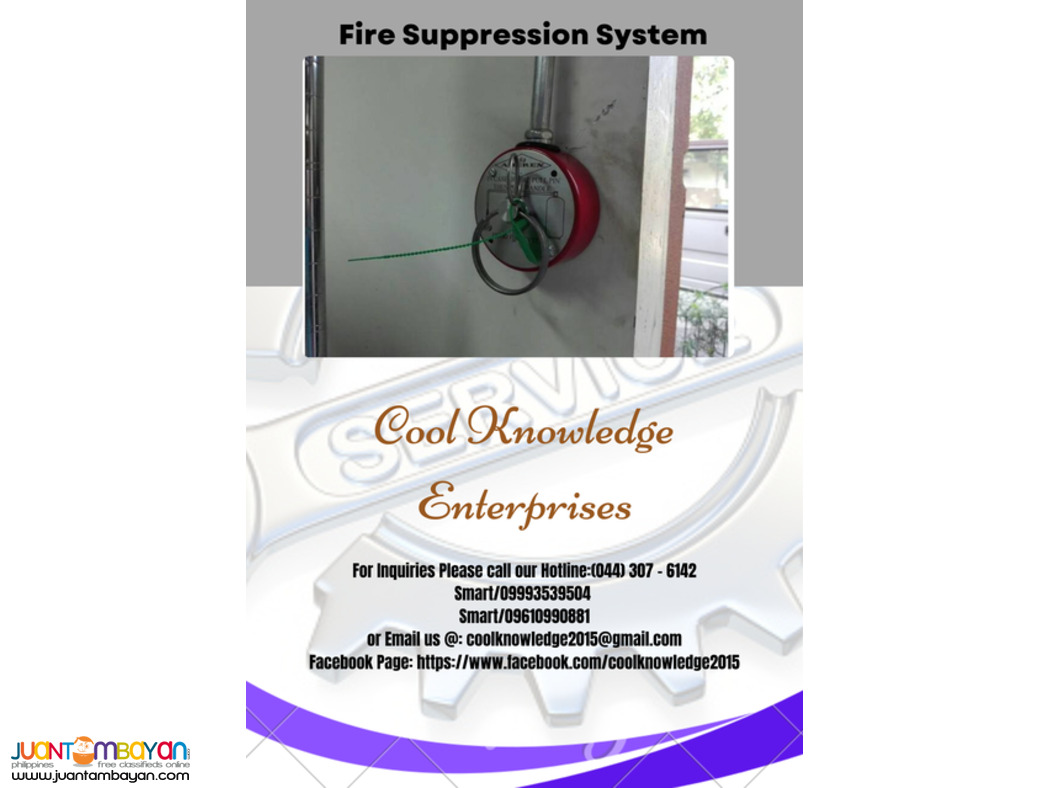 Fire suppression system<:::>