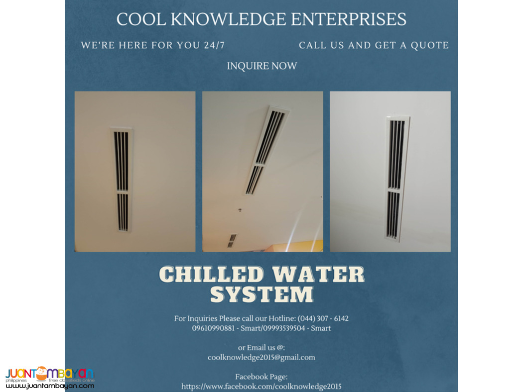 manila - meycauayan | chilled water system we supply and install