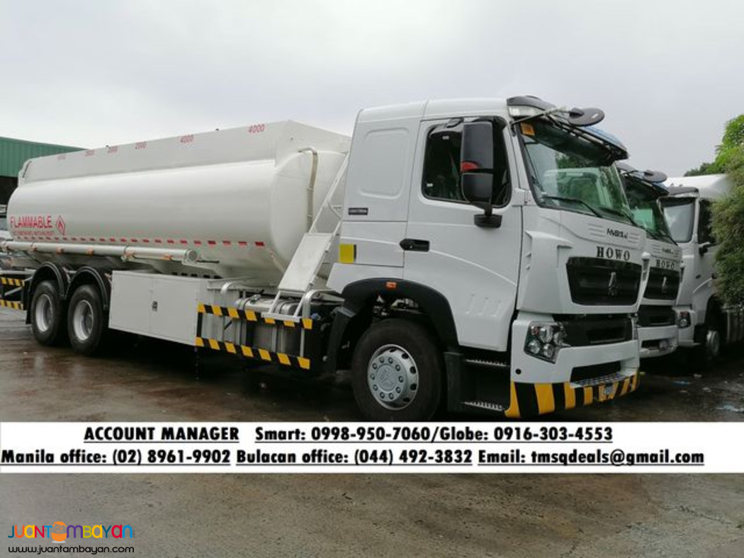 brand new hOWO 10w fuel truck fuel tanker 20kl & 24kl for sale