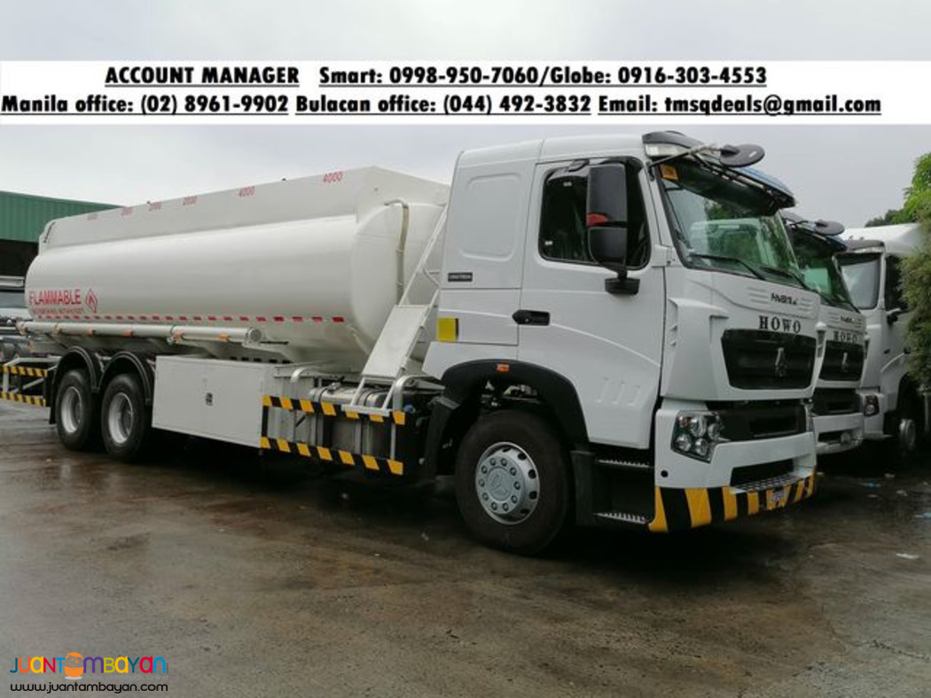 brand new hOWO 10w fuel truck fuel tanker 20kl & 24kl for sale