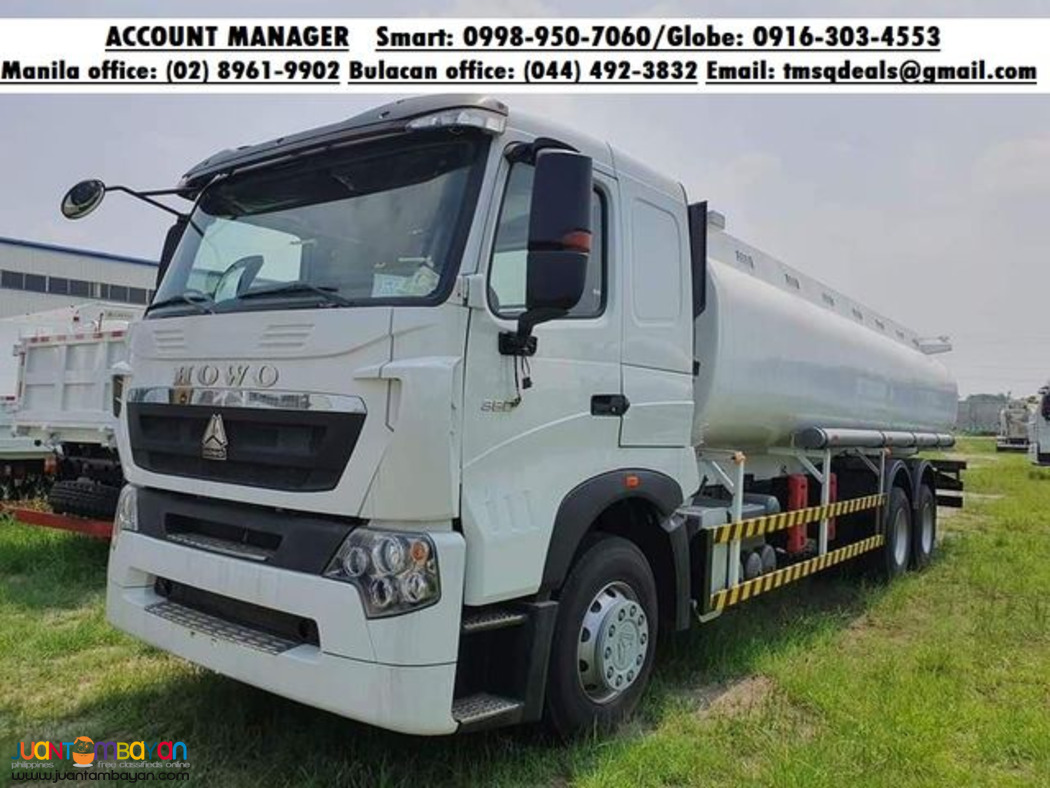 brand new hOWO 10w fuel truck fuel tanker 20kl & 24kl for sale