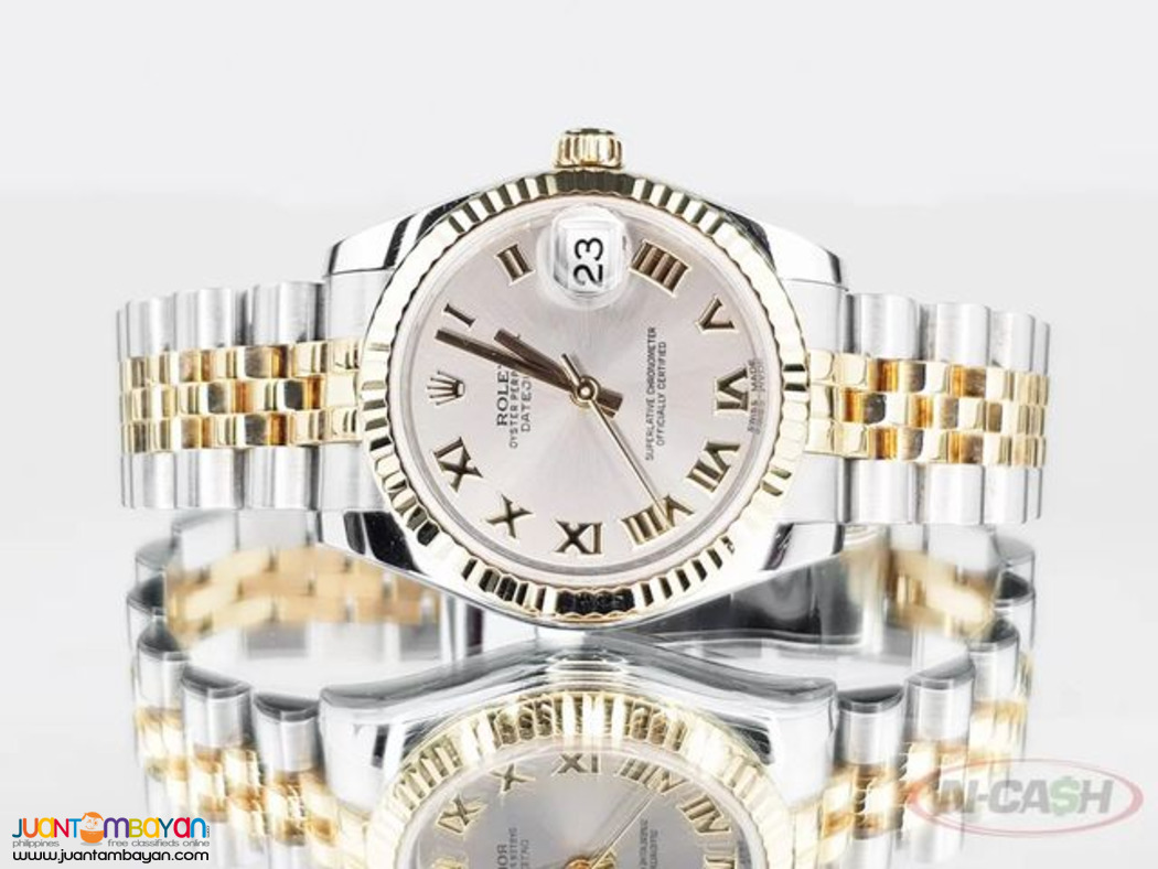 Rolex Datejust 31 Steel Gold Silver Dial