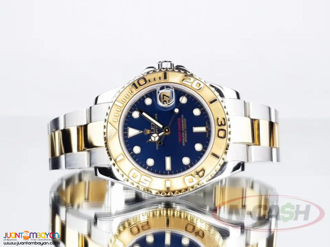 rolex yacht master bi metal 35mm