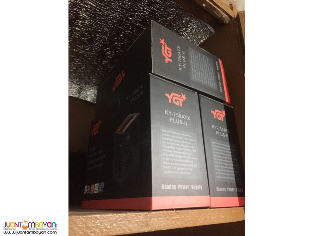 Power Supply - YGT TOP ONE 750W ATX 4PIN Long Cable ATX (KY-750ATX)