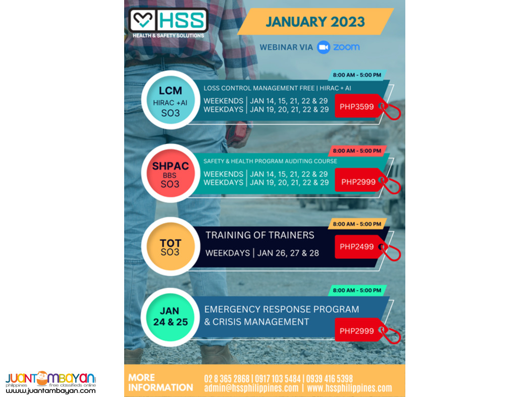 OSH COURSES 2023 NEW YEAR NEW OFFERS