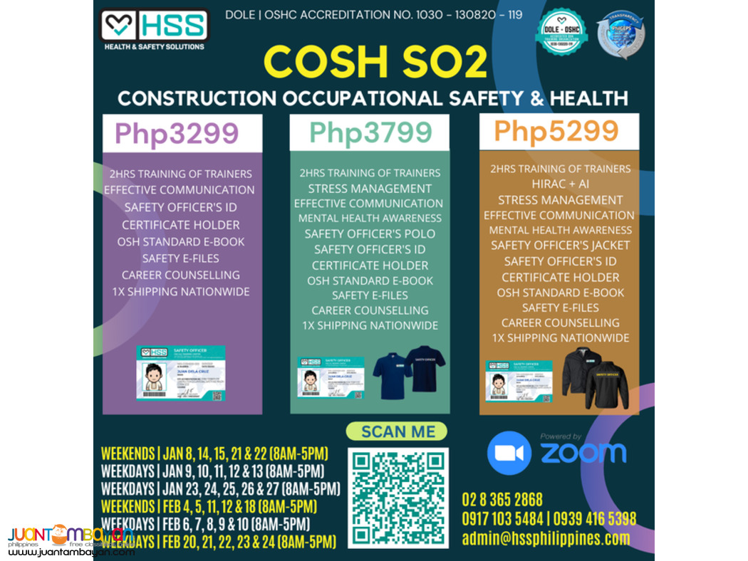 OSH COURSES 2023 NEW YEAR NEW OFFERS