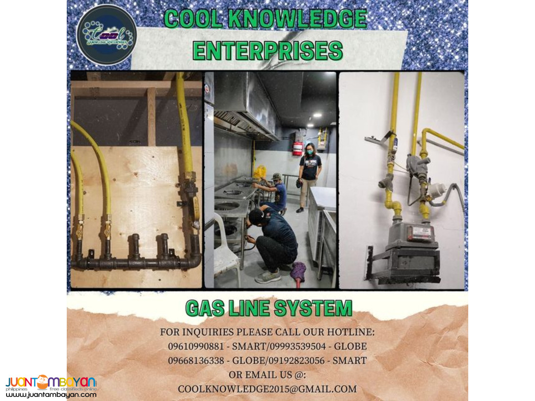 gas line system -- we supply & install