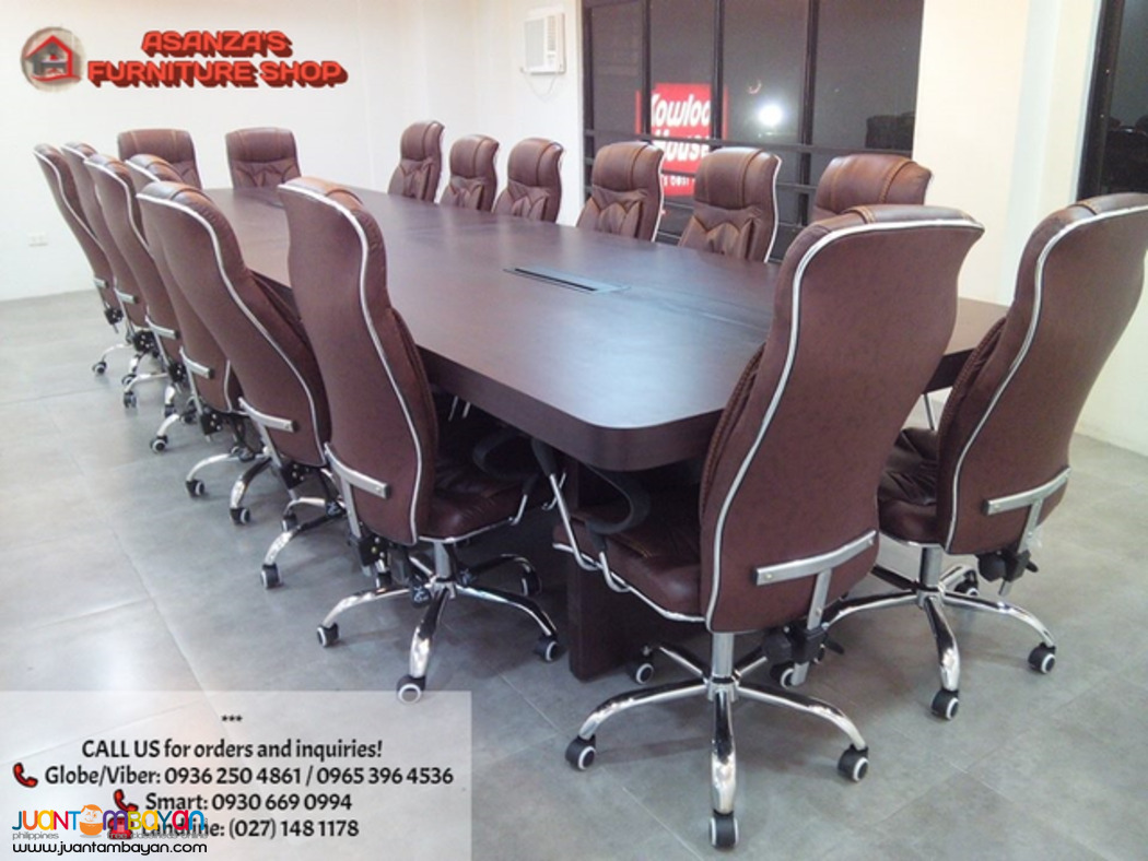 CONFERENCE TABLE/CHAIRS (16 SEATER) CUSTOM MADE-FACTORY PRICE