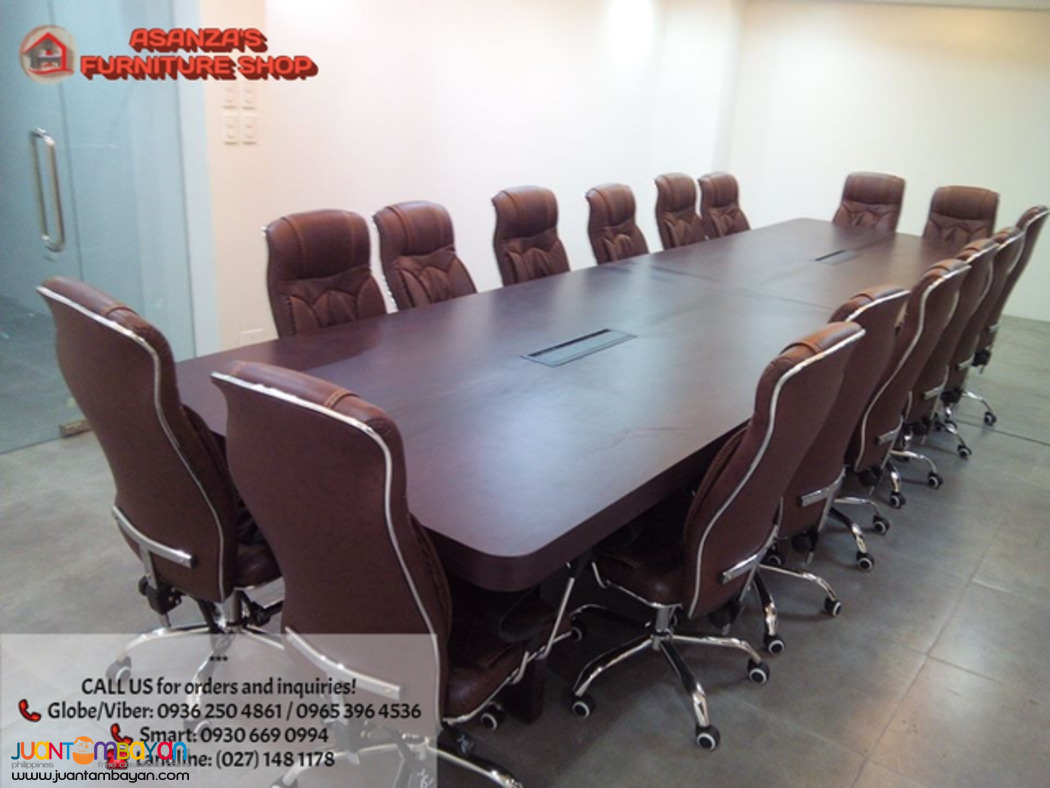 CONFERENCE TABLE/CHAIRS (16 SEATER) CUSTOM MADE-FACTORY PRICE