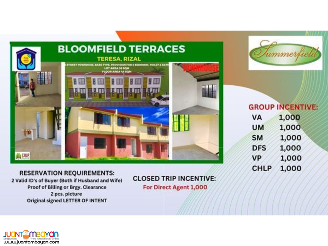 BLOOMFIELD TERRACES-TERESA  RIZAL