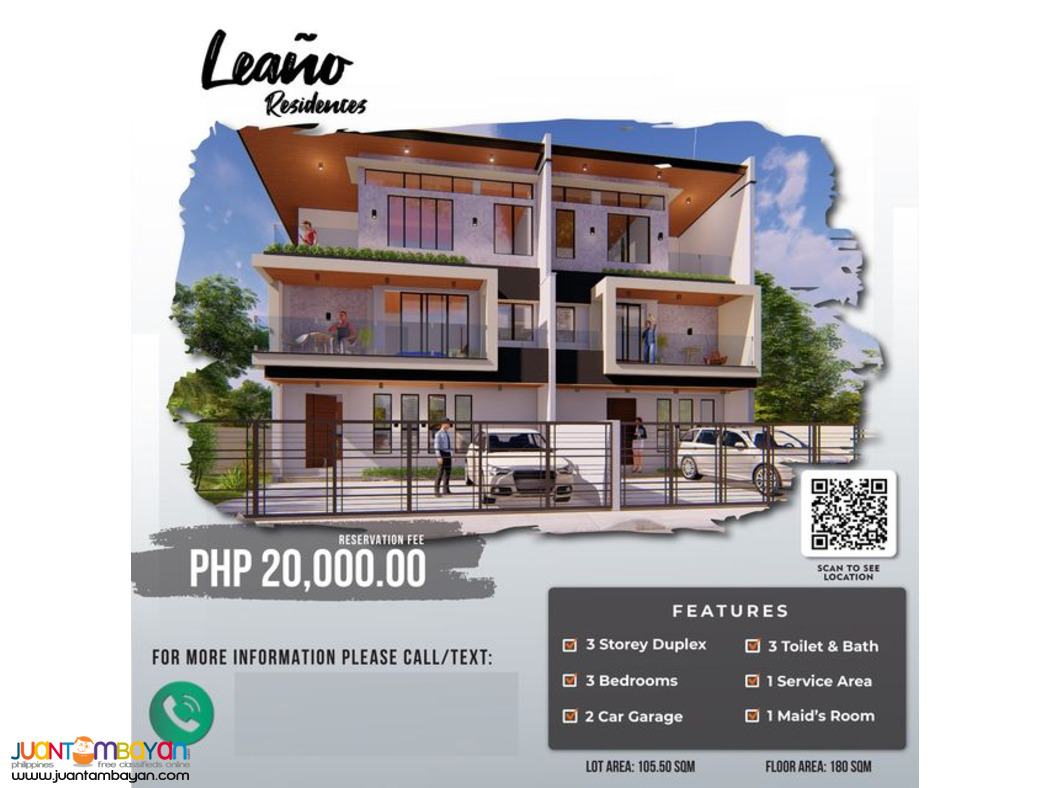 Cainta, Rizal - 3 Bedrooms