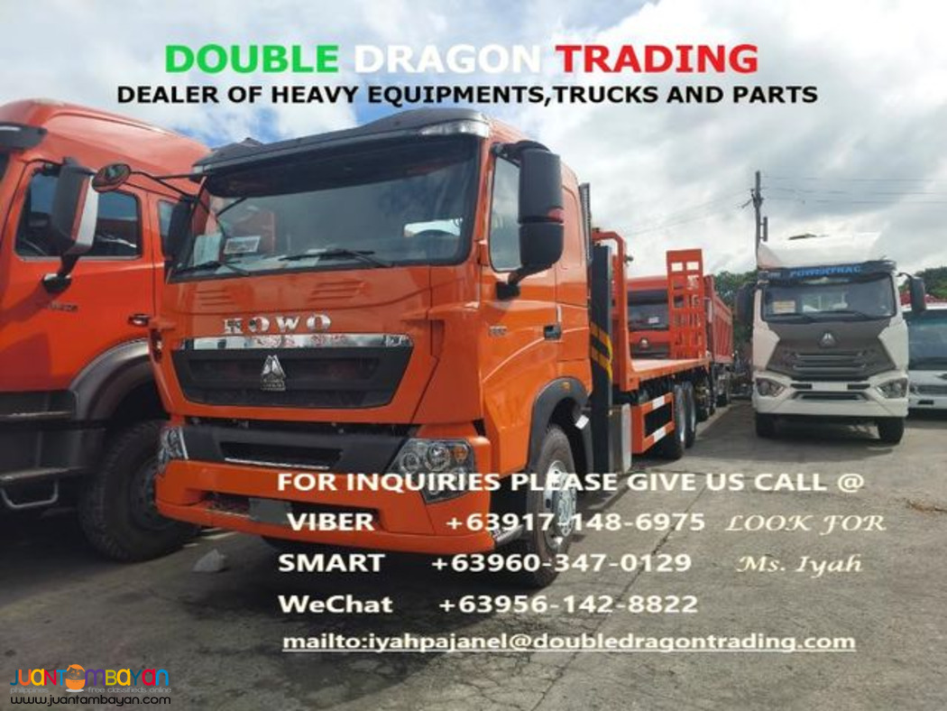 Sinotruk Howo A Self Loading Truck With Tons Boom Euro