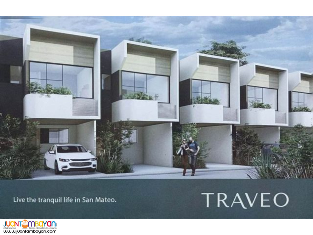 Affordable TRAVEO RESIDENCES at Guitnang Bayan, San Mateo Rizal