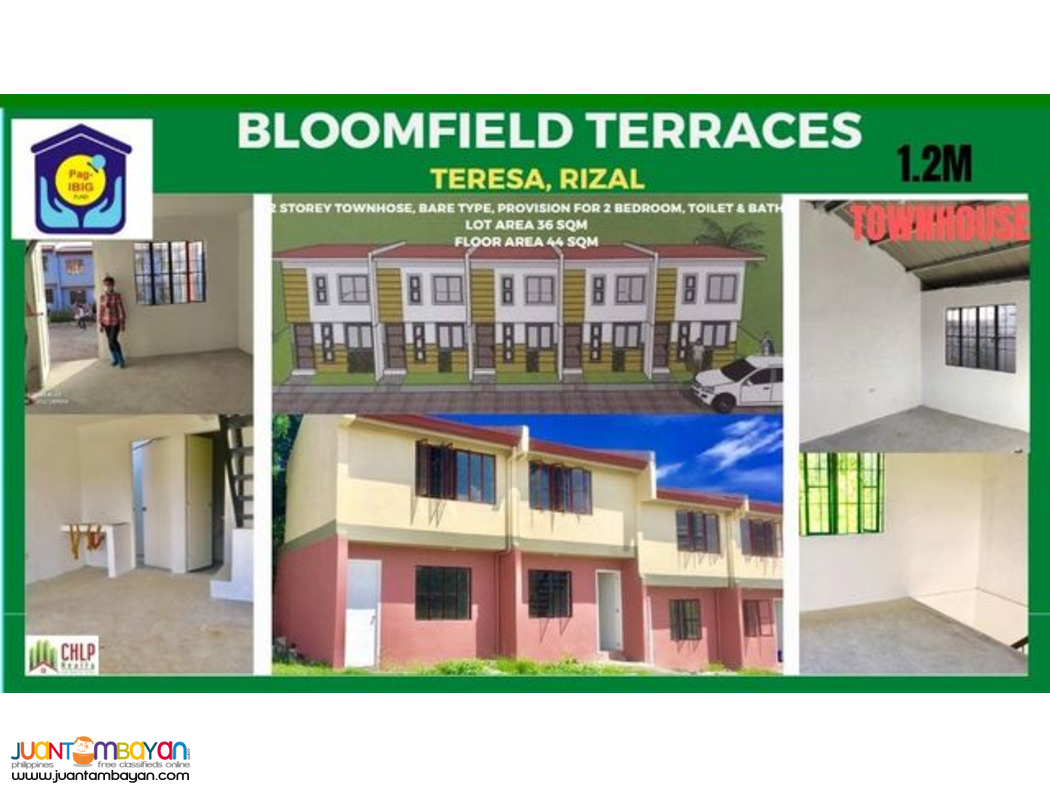 AFFORDABLE Bloomfield Terraces in teresa, Rizal