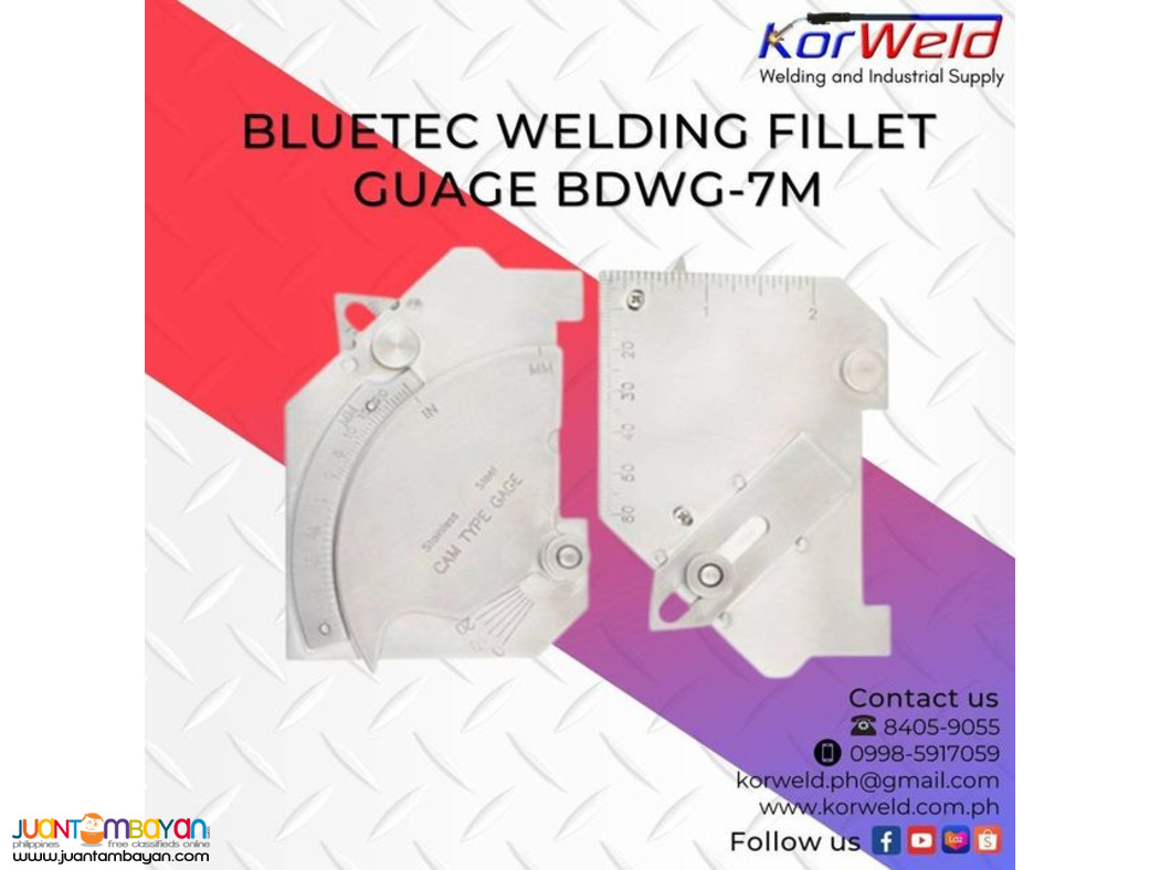 Bluetec Welding Fillet Guage BDWG -7M