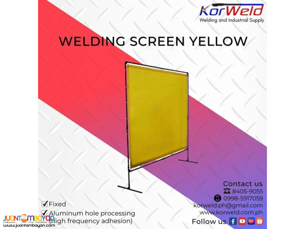 Welding Screen Yellow