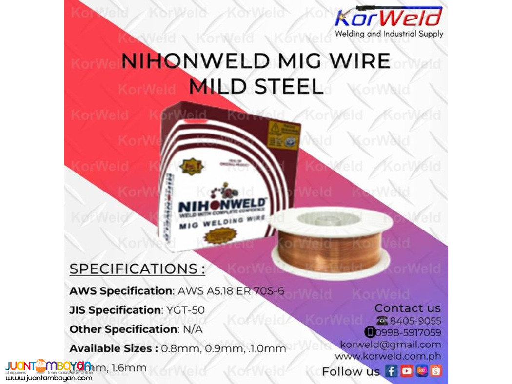 Nihonweld Mig Wire Mild Steel