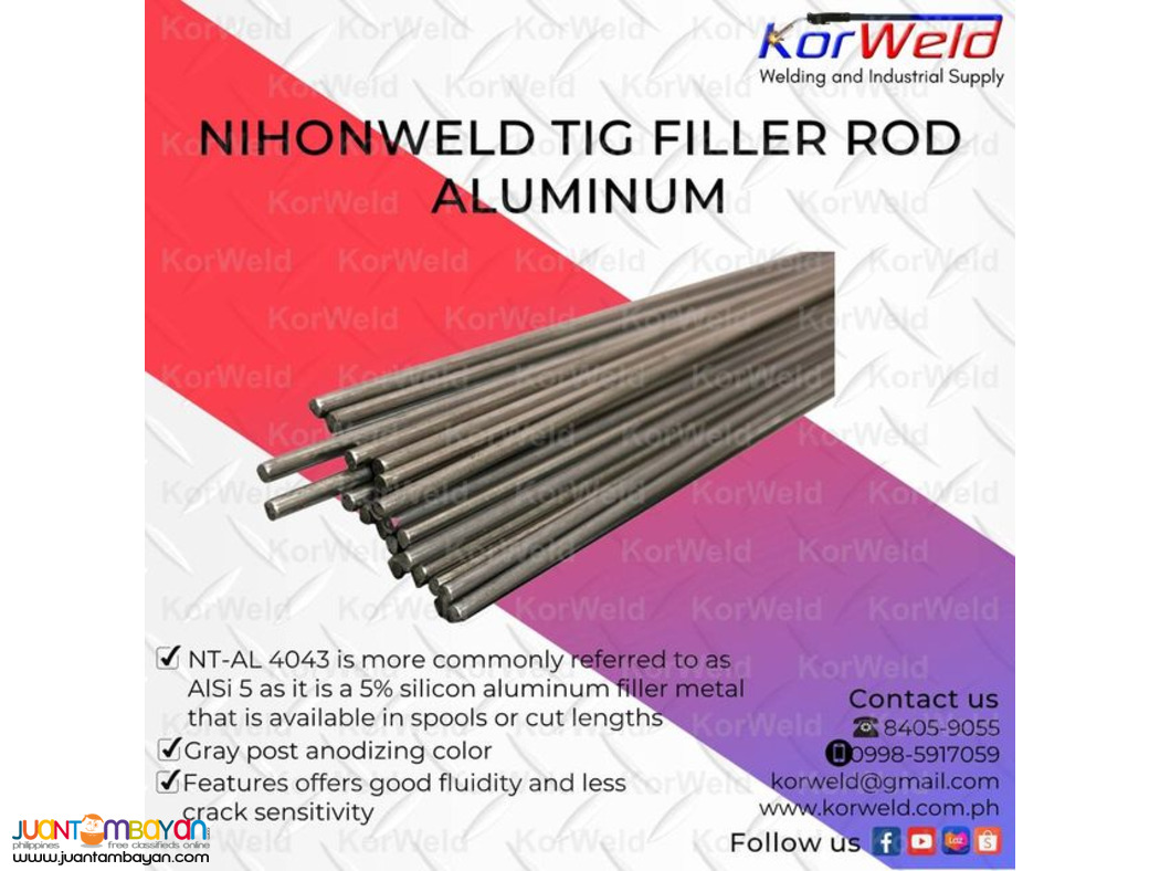  Nihonweld Tig Filler Rod Aluminum