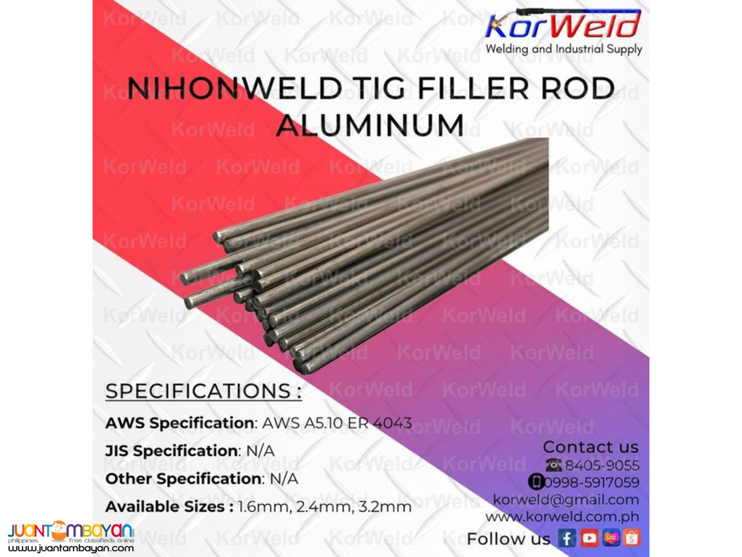  Nihonweld Tig Filler Rod Aluminum