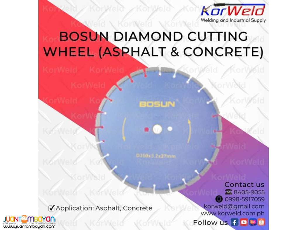 Bosun diamond Cutting wheel (ASPHALT & CONCRETE)