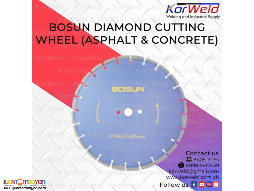 Bosun diamond Cutting wheel (ASPHALT & CONCRETE)