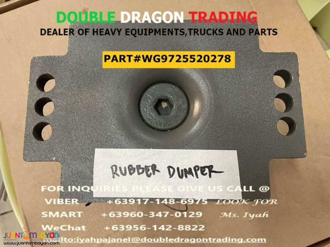 RUBBER DUMPER FOR HOWO 10W TRUCK 