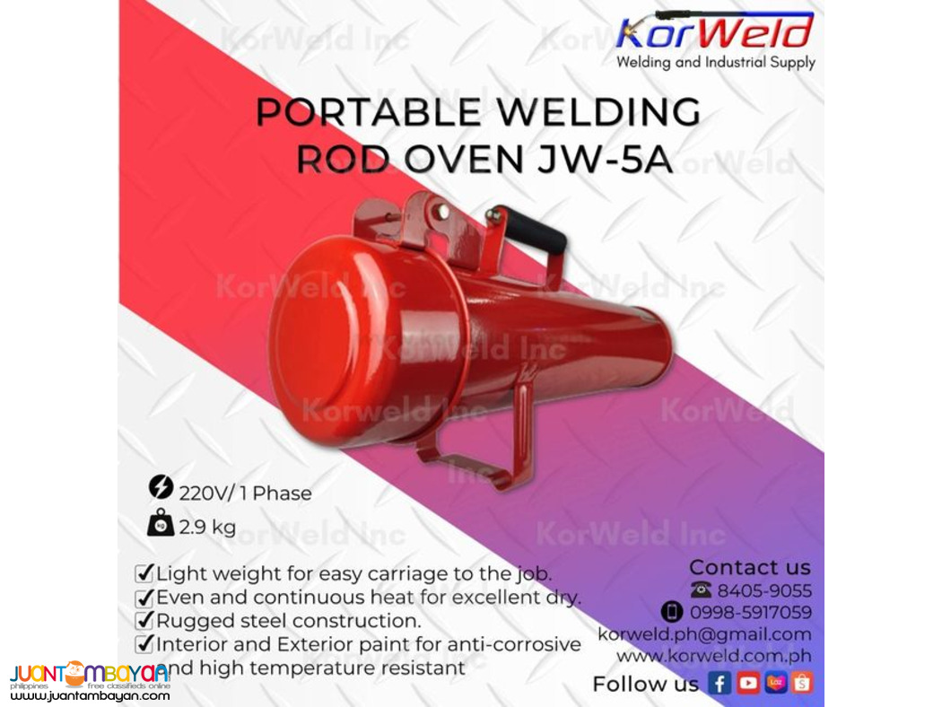 Portable Welding Rod Oven JW-5A