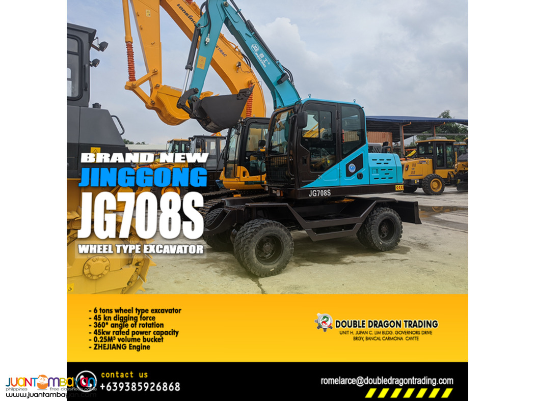 2023 JINGGONG JG708S WHEEL EXCAVATOR