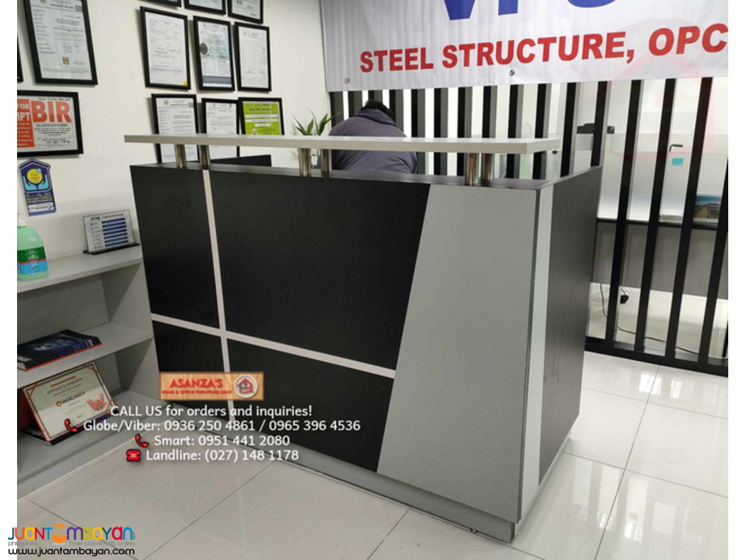 CUSTOMIZED LAMINATED FINISH RECEPTION DESK