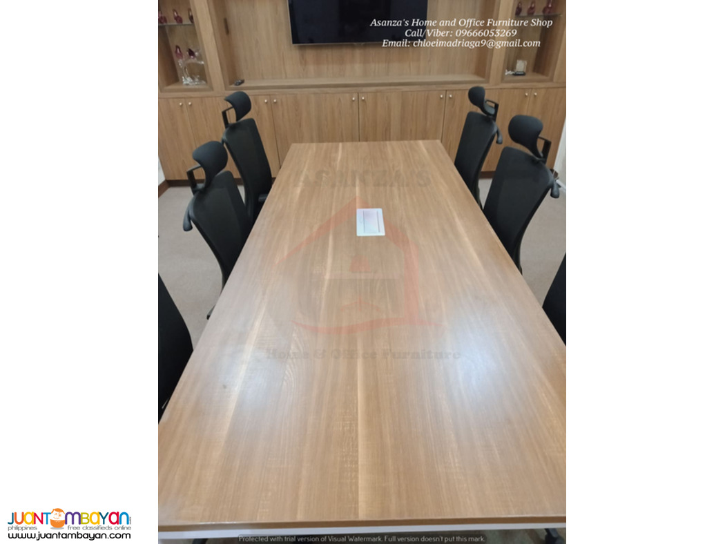 Conference Table With Grommet Boxes